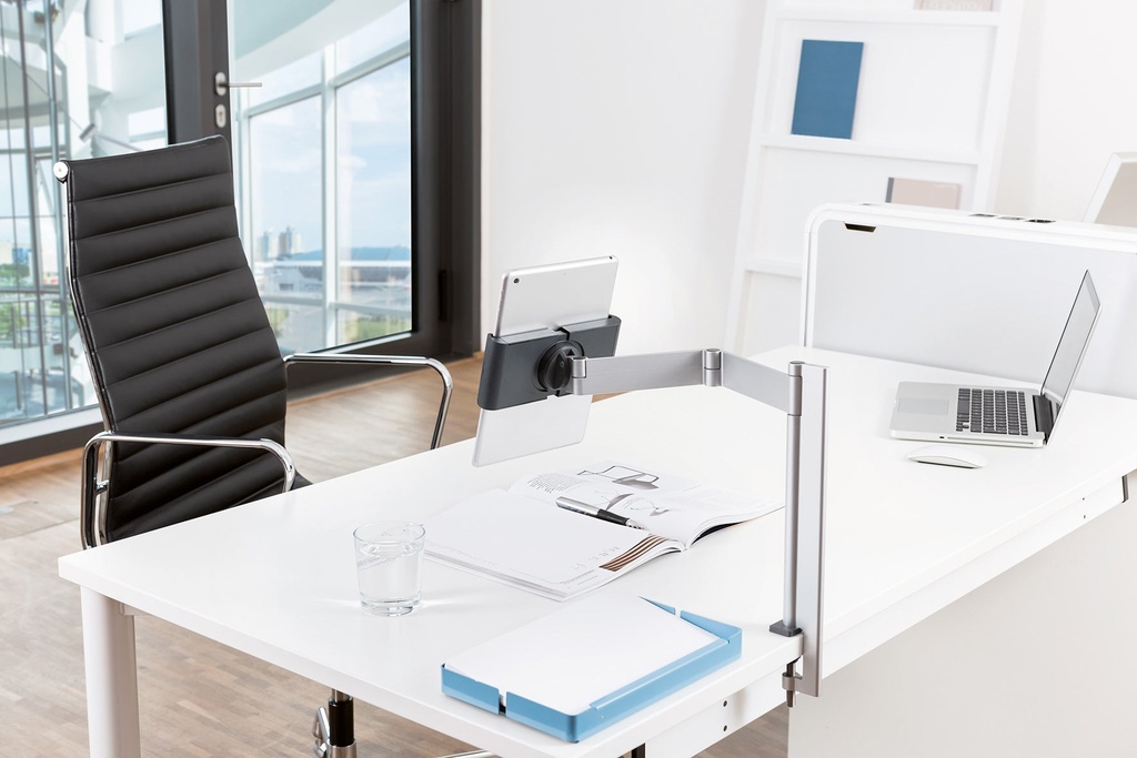 Tablet Holder Table Clamp silv