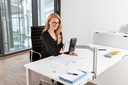Tablet Holder Table Clamp silv