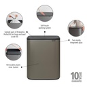 Touch Bin Bo 60L platinum