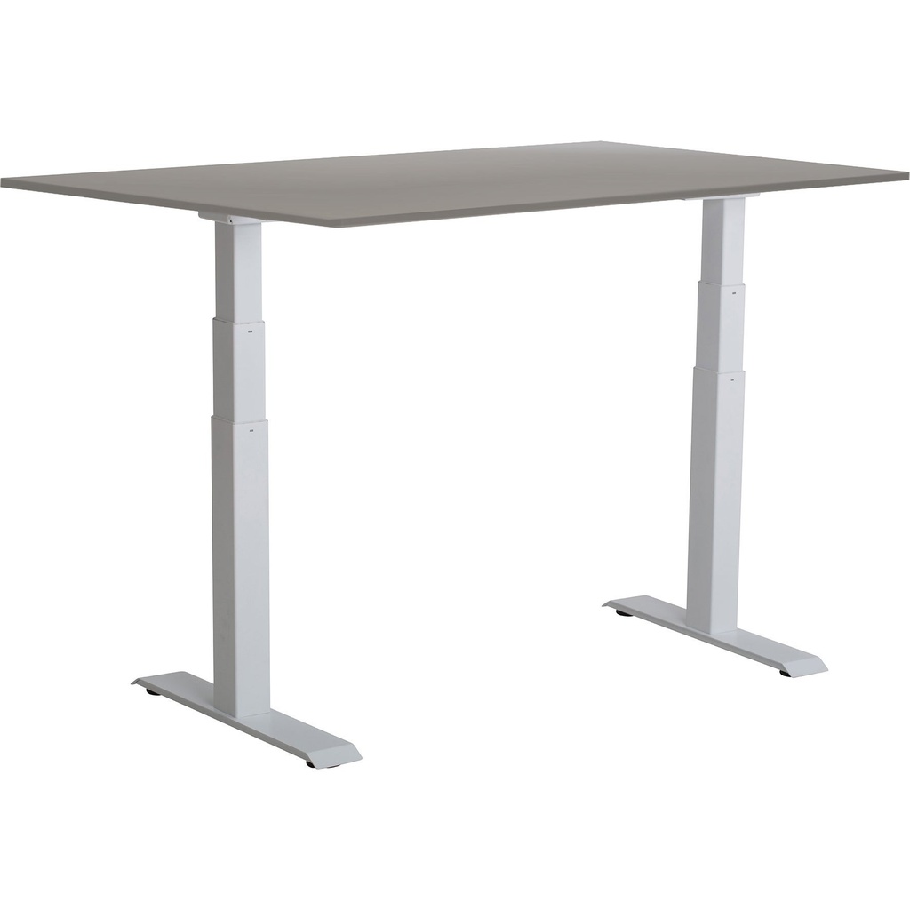 Skrivbord 2 el gr/alu 1400x800