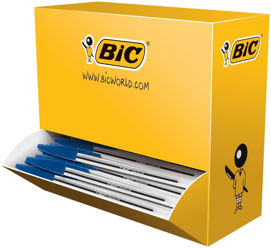 Kulpenna Bic Cristal blå 100/f