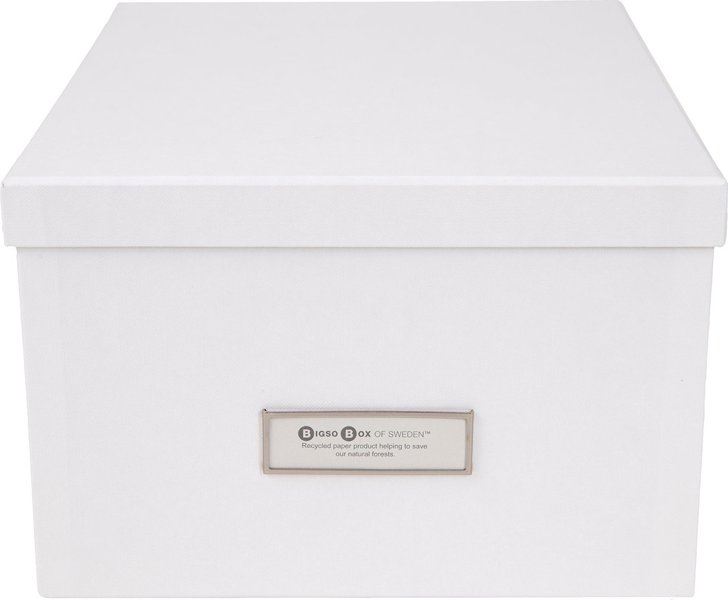 Förvaringsbox Gustav vit