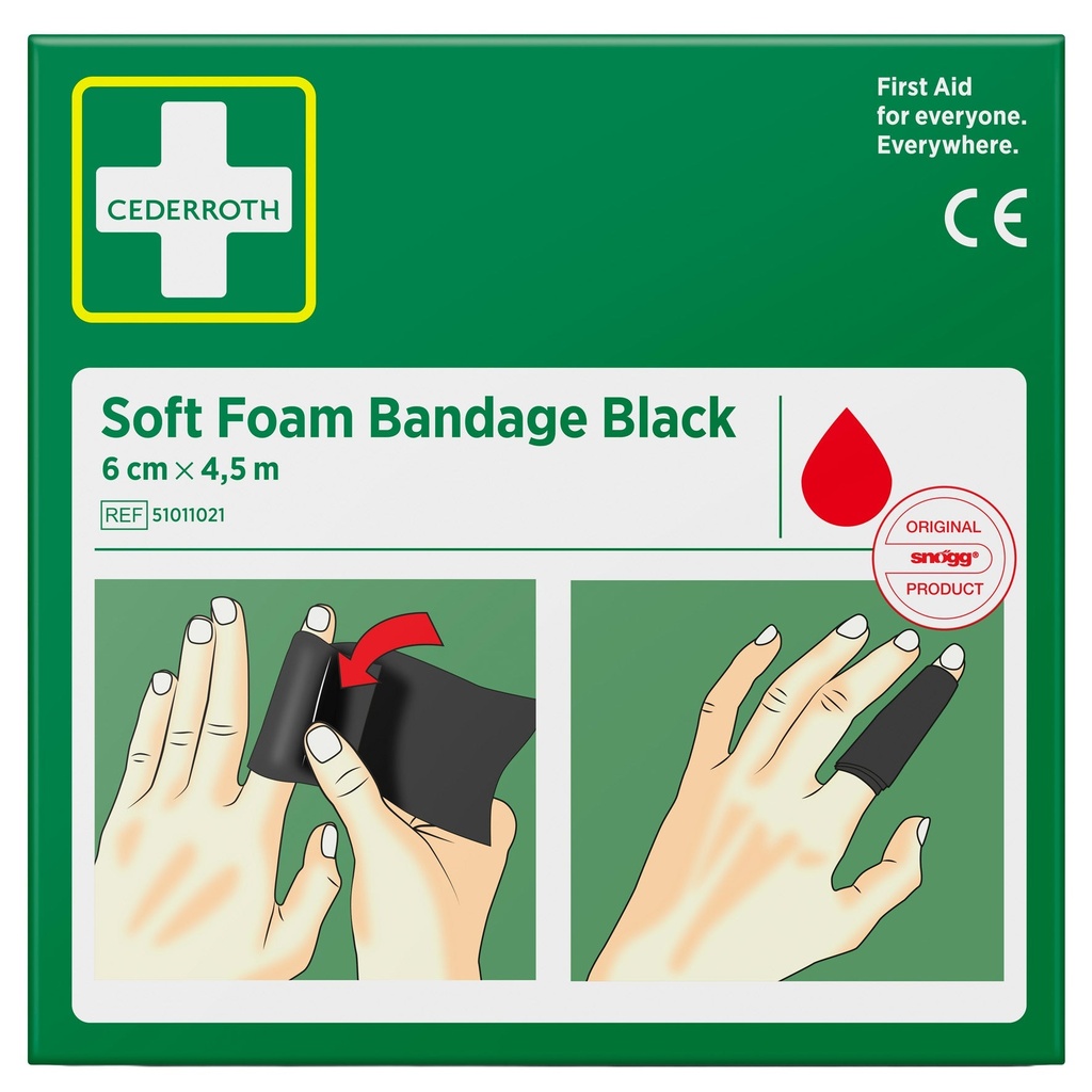 Soft BLACK 6cmx4,5m Cederroth