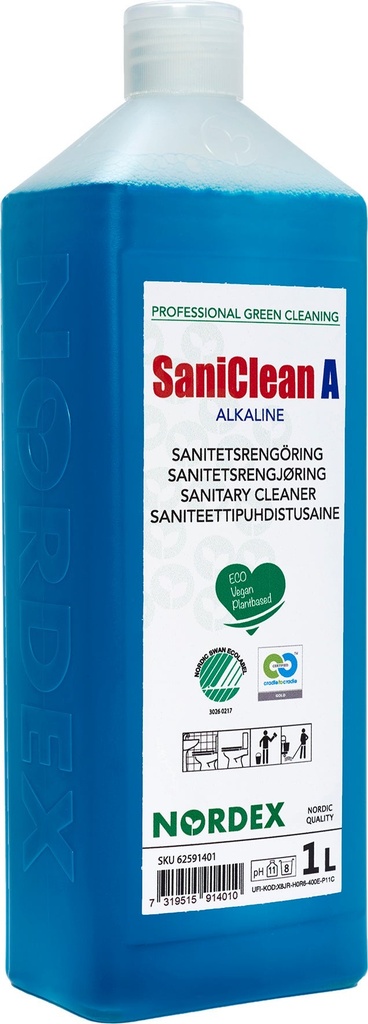 SaniClean A sanitetsrent, 1 L