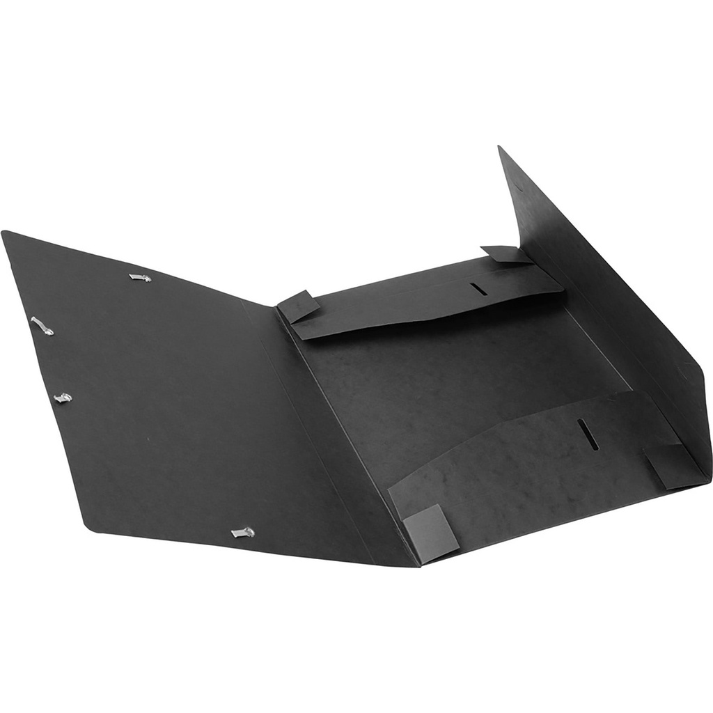 Dokumentbox A4 papp 25mm svart