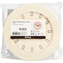 Klocka med träram 15cm plywood
