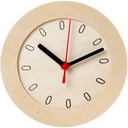 Klocka med träram 15cm plywood