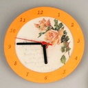 Klocka med träram 15cm plywood