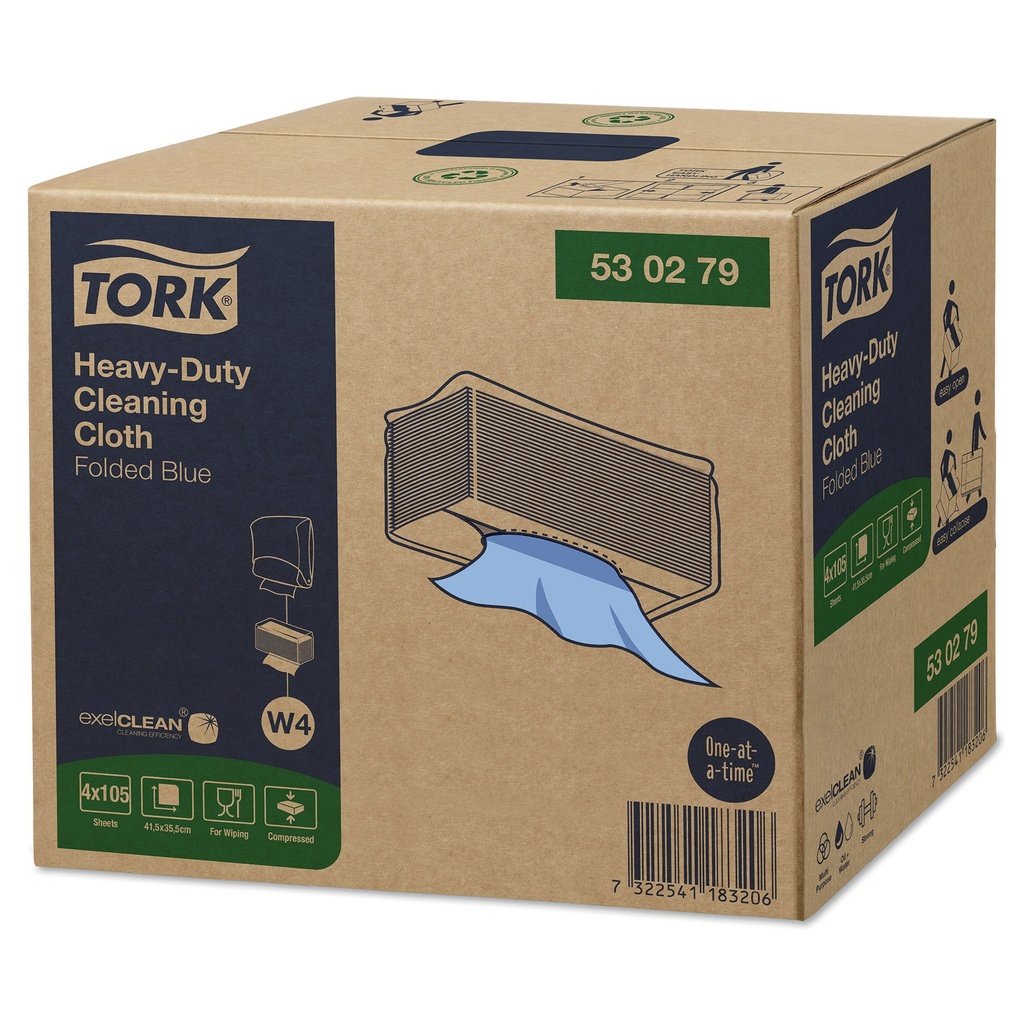 Rengörningsduk Tork Kraftig W4