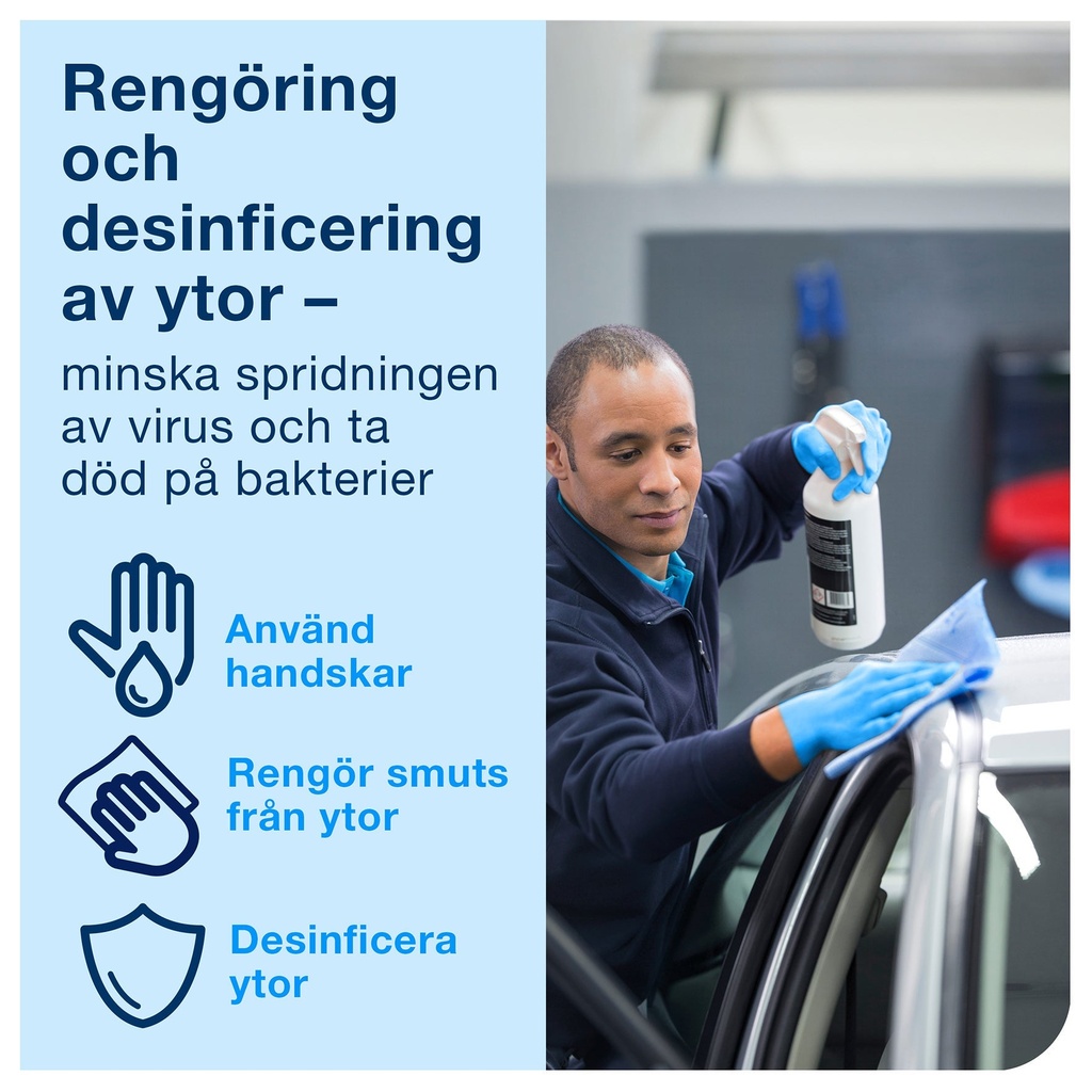 Rengörningsduk Tork Kraftig W4