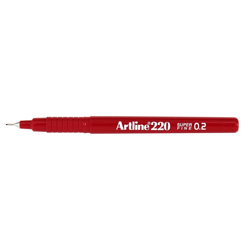 Fiberpenna Artline 220 röd