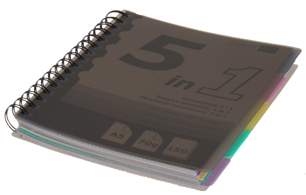 Ämnesblock 5flik A5 150bl