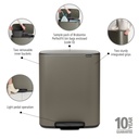 Pedalhink Bo 2x30L platinum