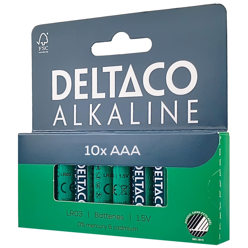 Batteri Alk AAA LR03 10/fp