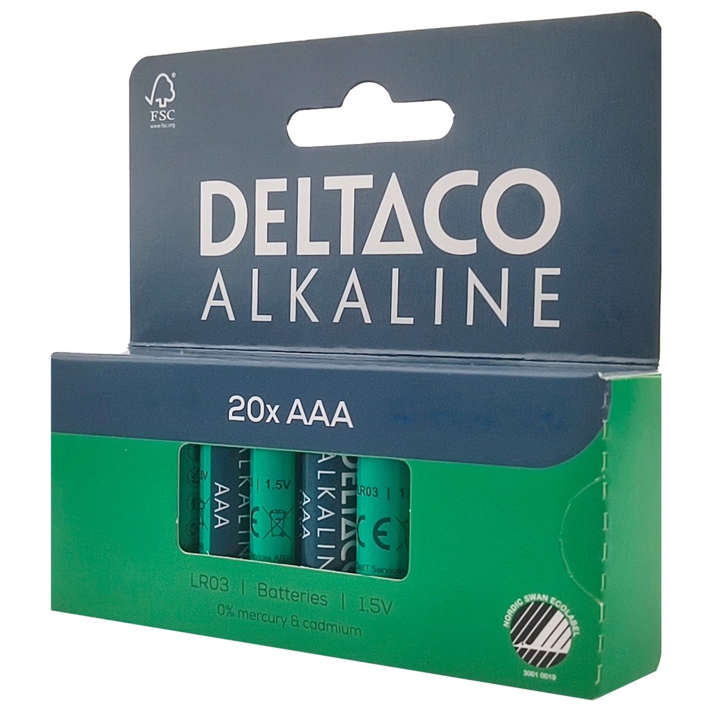 Batteri Alk. AAA LR03 20/fp