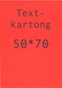 Kartong 50x70cm fl.röd  10/fp