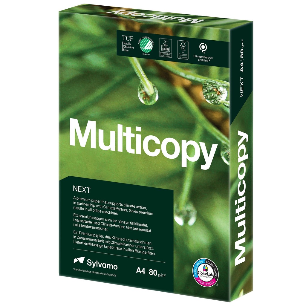 Kopieringspapper Multicopy Zero A4 80g 500/fp