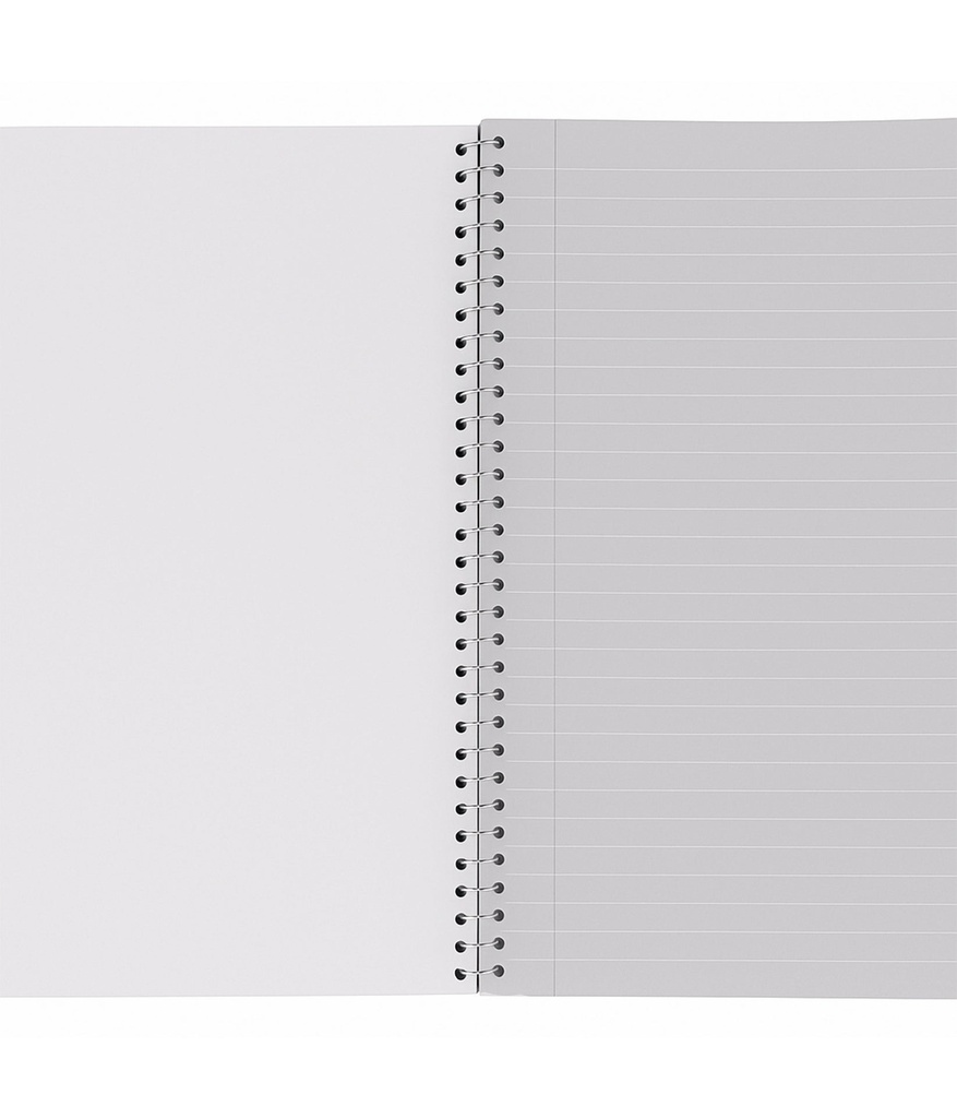 Kollegieblock Grey A4 linj