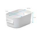 Förvaringsbox Compact XS vit