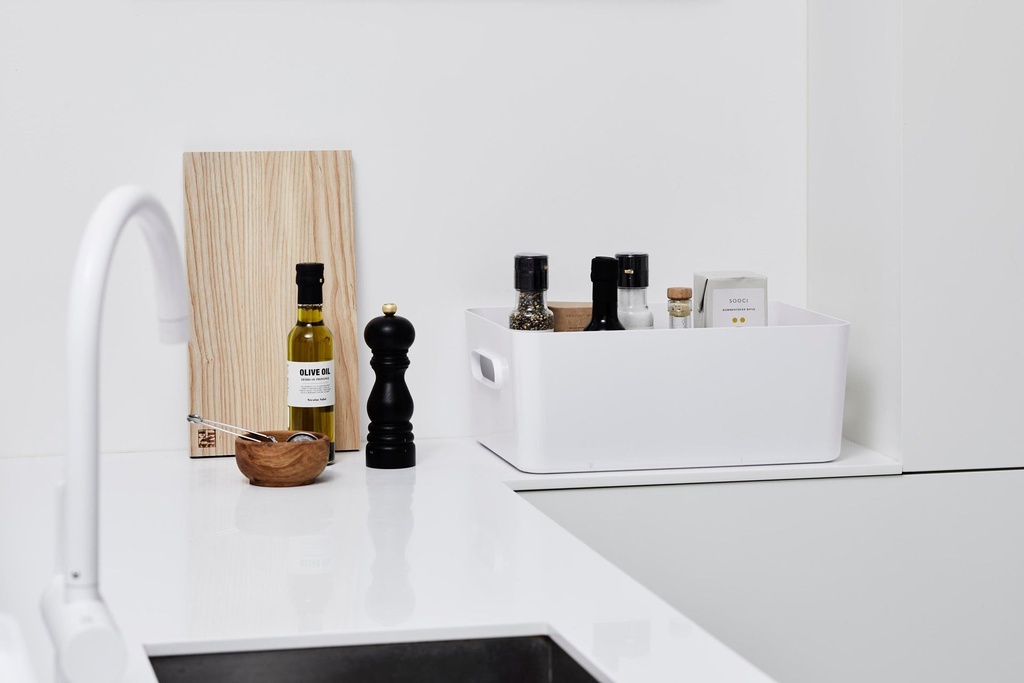 Förvaringsbox Compact M vit