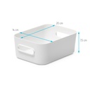 Förvaringsbox Compact S vit
