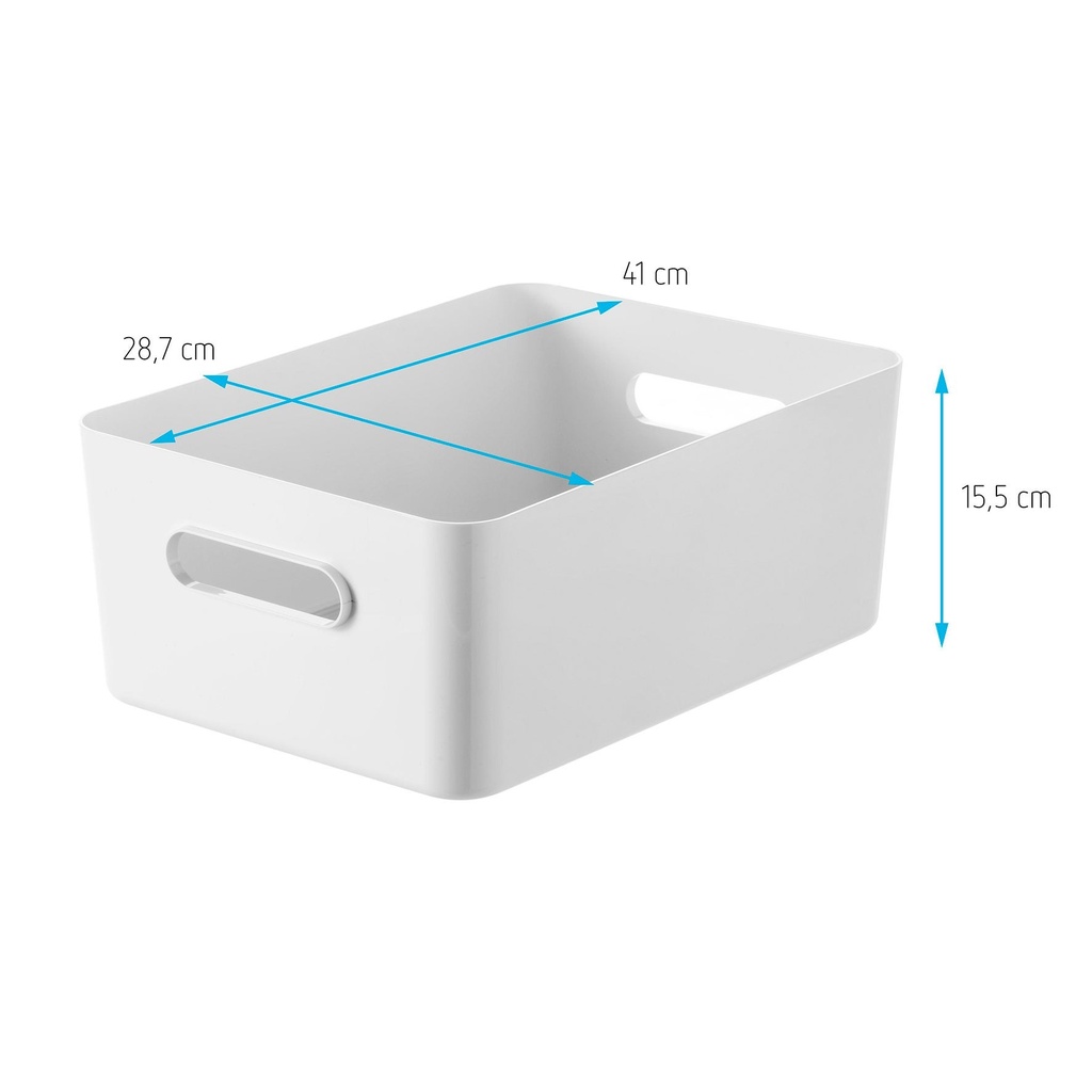 Förvaringsbox Compact L vit