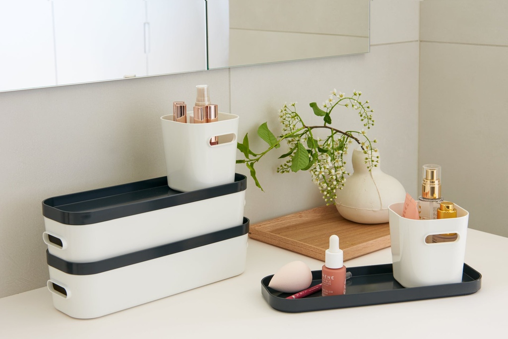 Förvaringsbox Compact Slim vit