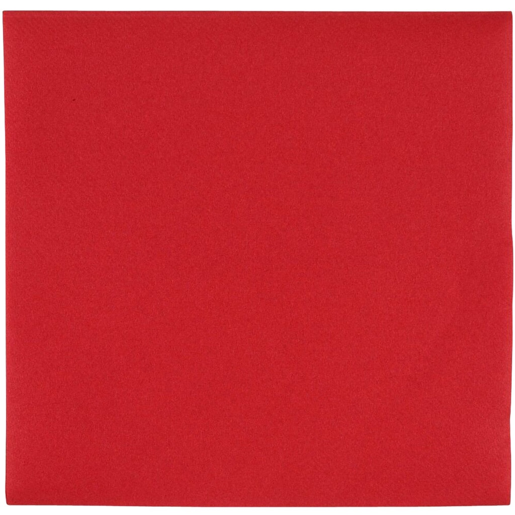 Servett airlaid 40x40cm röd 50