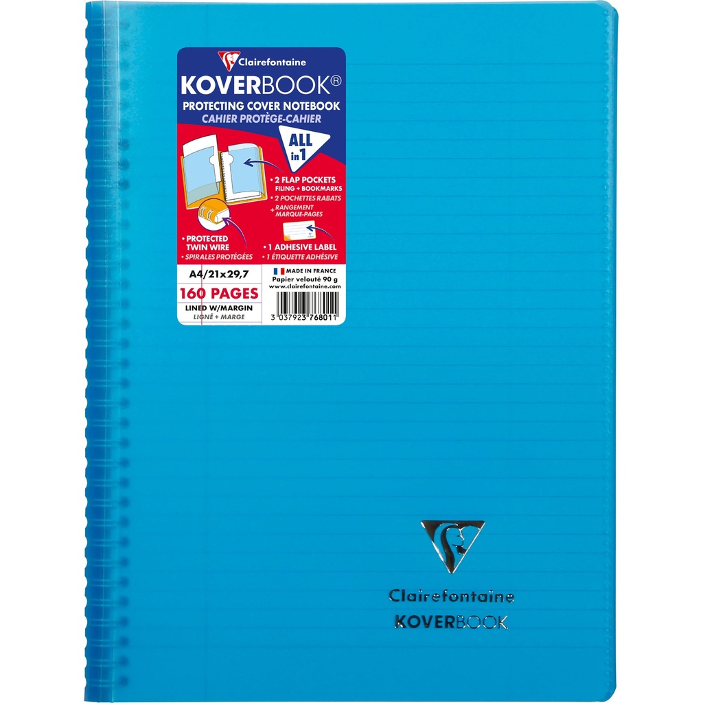 Kollegieblock Koverbook A4