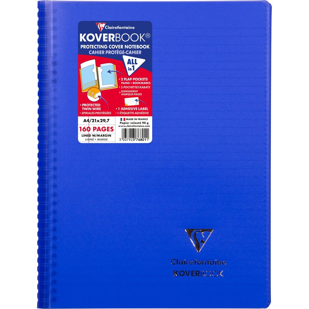 Kollegieblock Koverbook A4