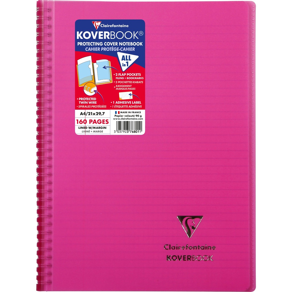 Kollegieblock Koverbook A4