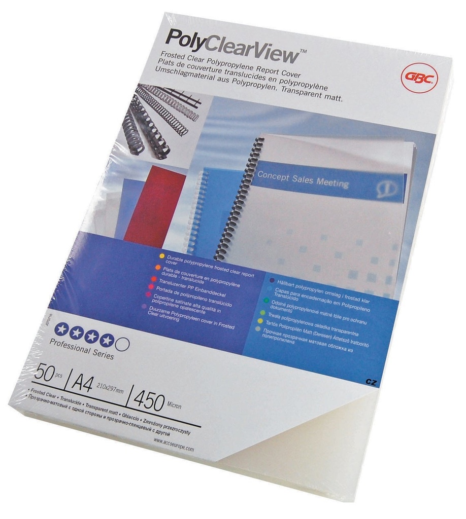Plastoms A4 frost 300mic  100st/fp