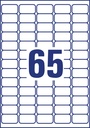 Frysetiket 38,1x21,2 1625/fp