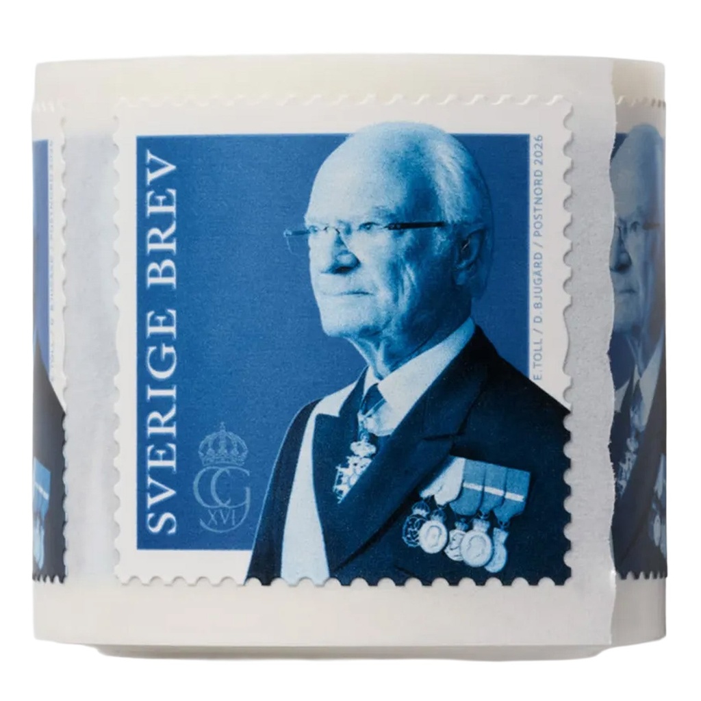 Frimärke Kung Carl Gustaf