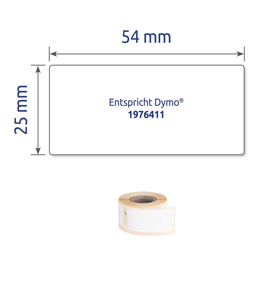 Etikett Avery durable 25x54mm