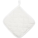 Grytlappa 20x20cm vit 2/fp....
