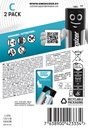 Batteri Max Plus Alk C 2p