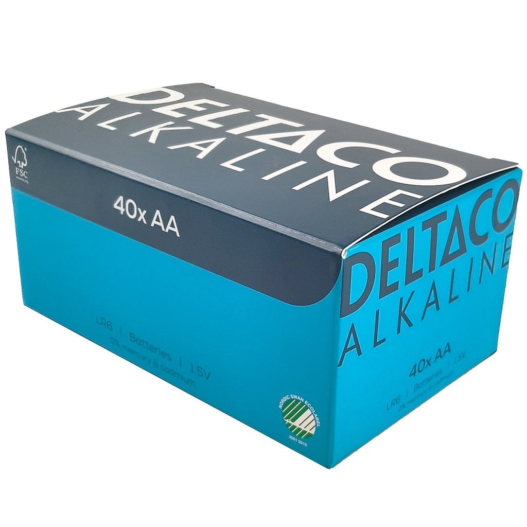 Batteri Alk. AA LR6 40/fp