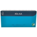 Batteri Alk. AA LR6 40/fp
