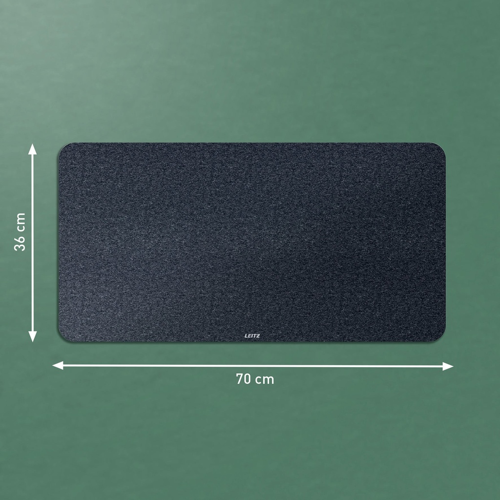 Skrivunderlägg 36x70 filt grå