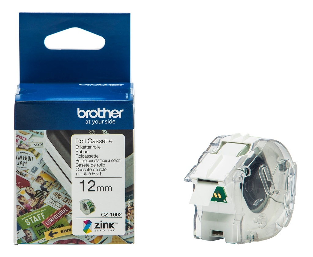 Etikett Brother CZ1002 12mm 5m