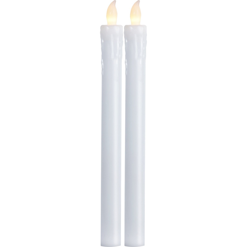 Antikljus 2-pack Presse Vit