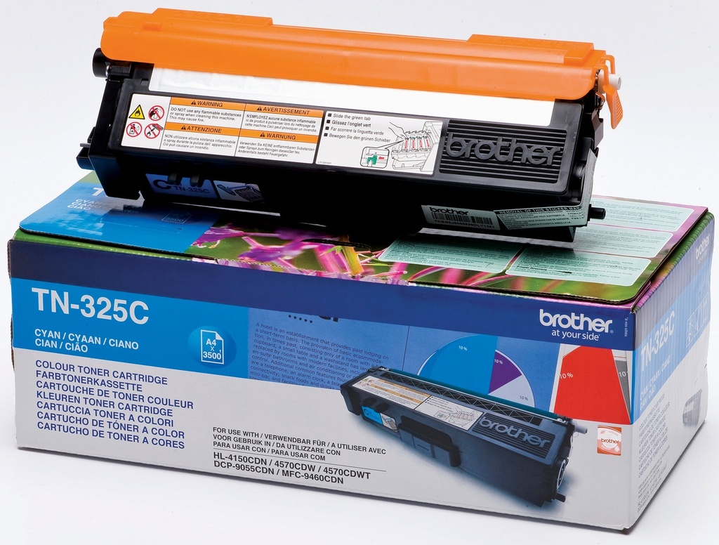 Toner Brother TN325C 3,5k cyan