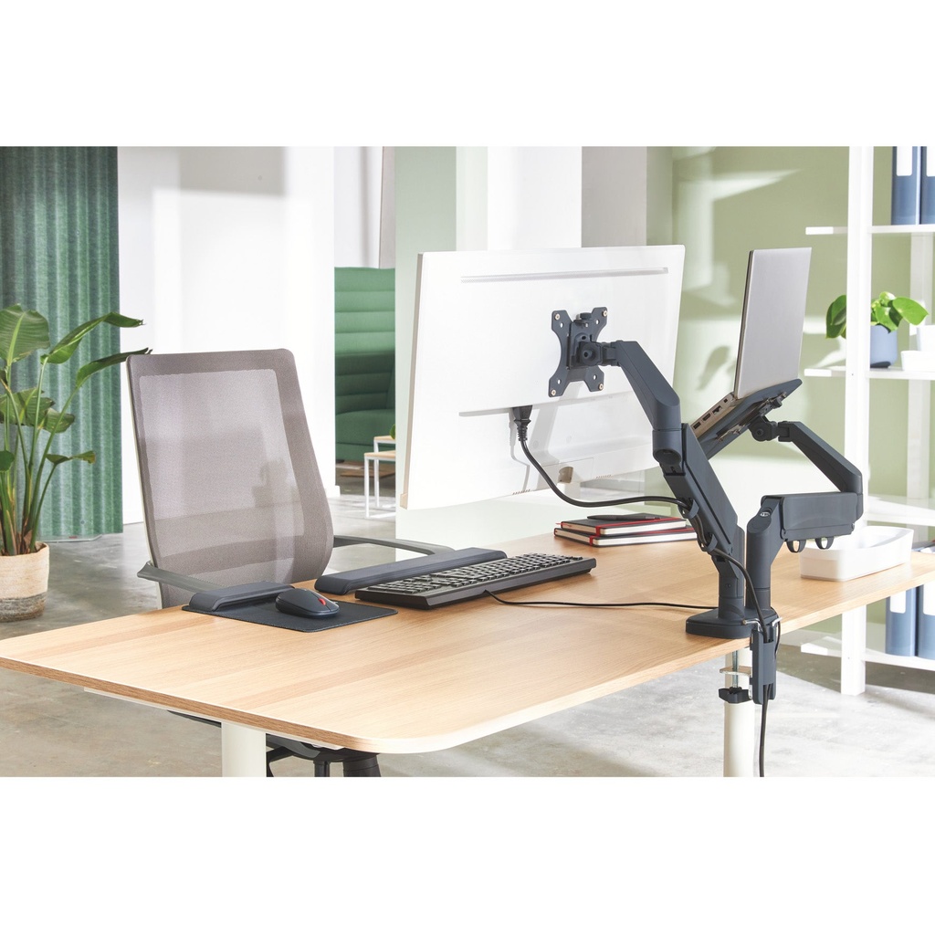 Monitorarm Ergo Skärm+Laptop