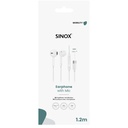 Trådade hörlurar in-ear. USB C