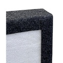 Ljudabsorbent Solid 600 Mörkgr
