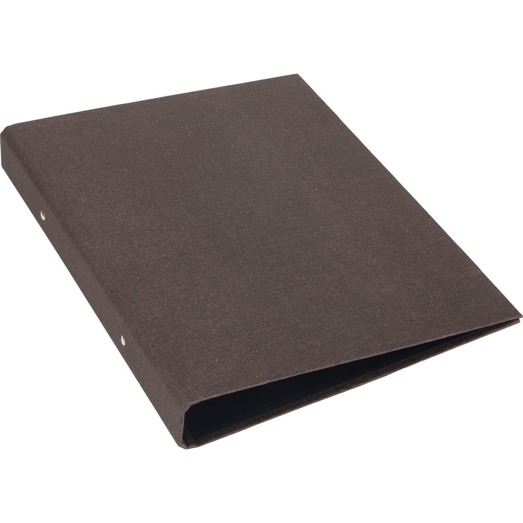 Ringpärm Bigso canvas brun