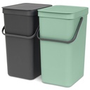 Sort&Go Väggmonteringsbar2x12L