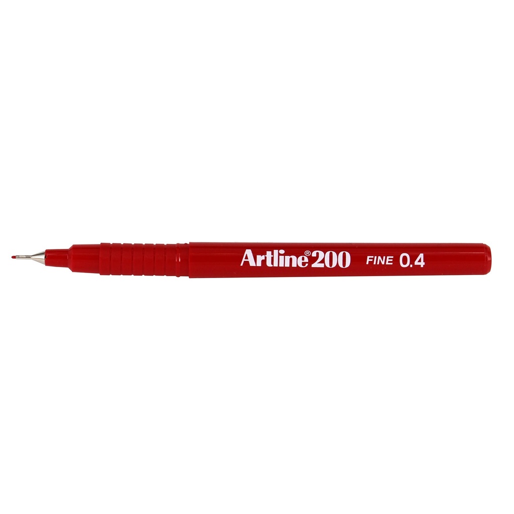 Fiberpenna Artline 200 röd