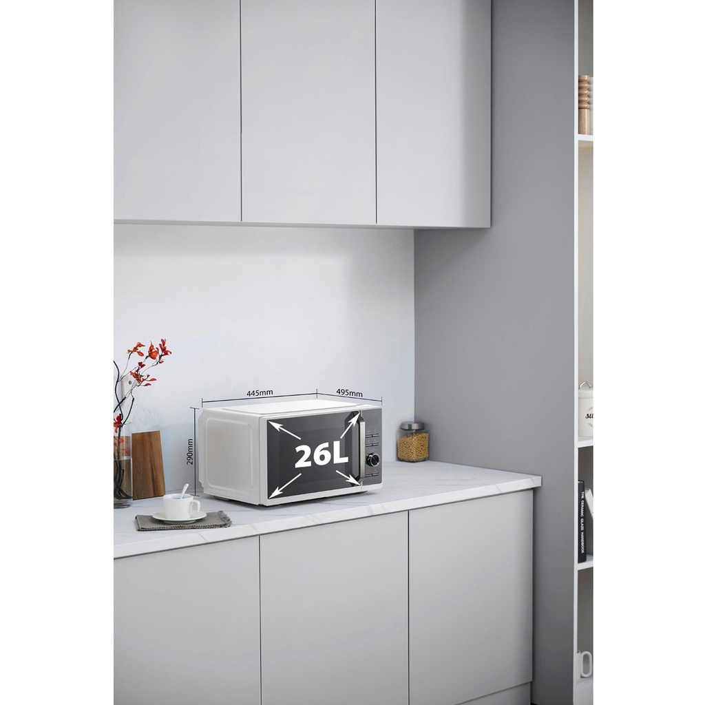 Mikrovågsugn 26L Grill/Airfry